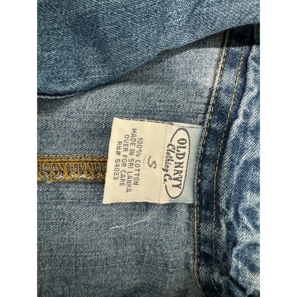 Vintage Old‎ Navy Denim Vest Size Small - Picture 3 of 3